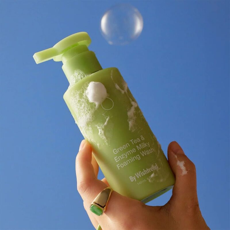 Green Tea & Enzyme Milky Foaming Wash
