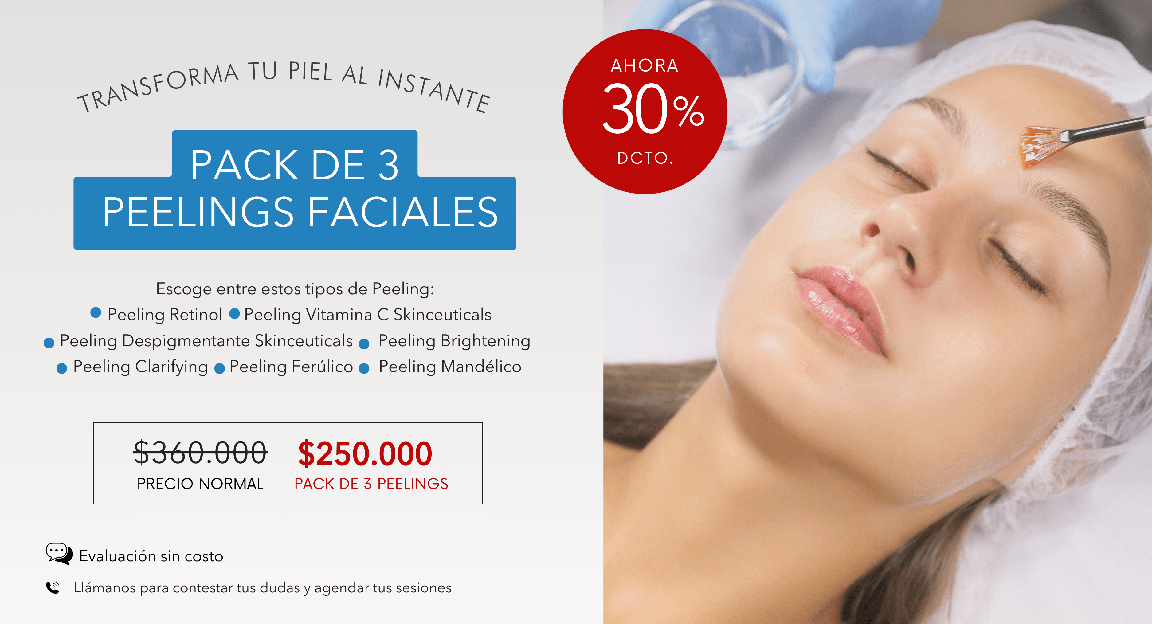 Pack de 3 Peelings Faciales