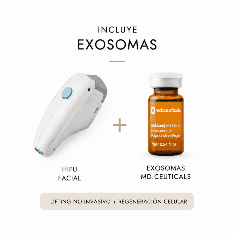 HIFU Facial + Exosomas | Lifting y Regeneración Celular